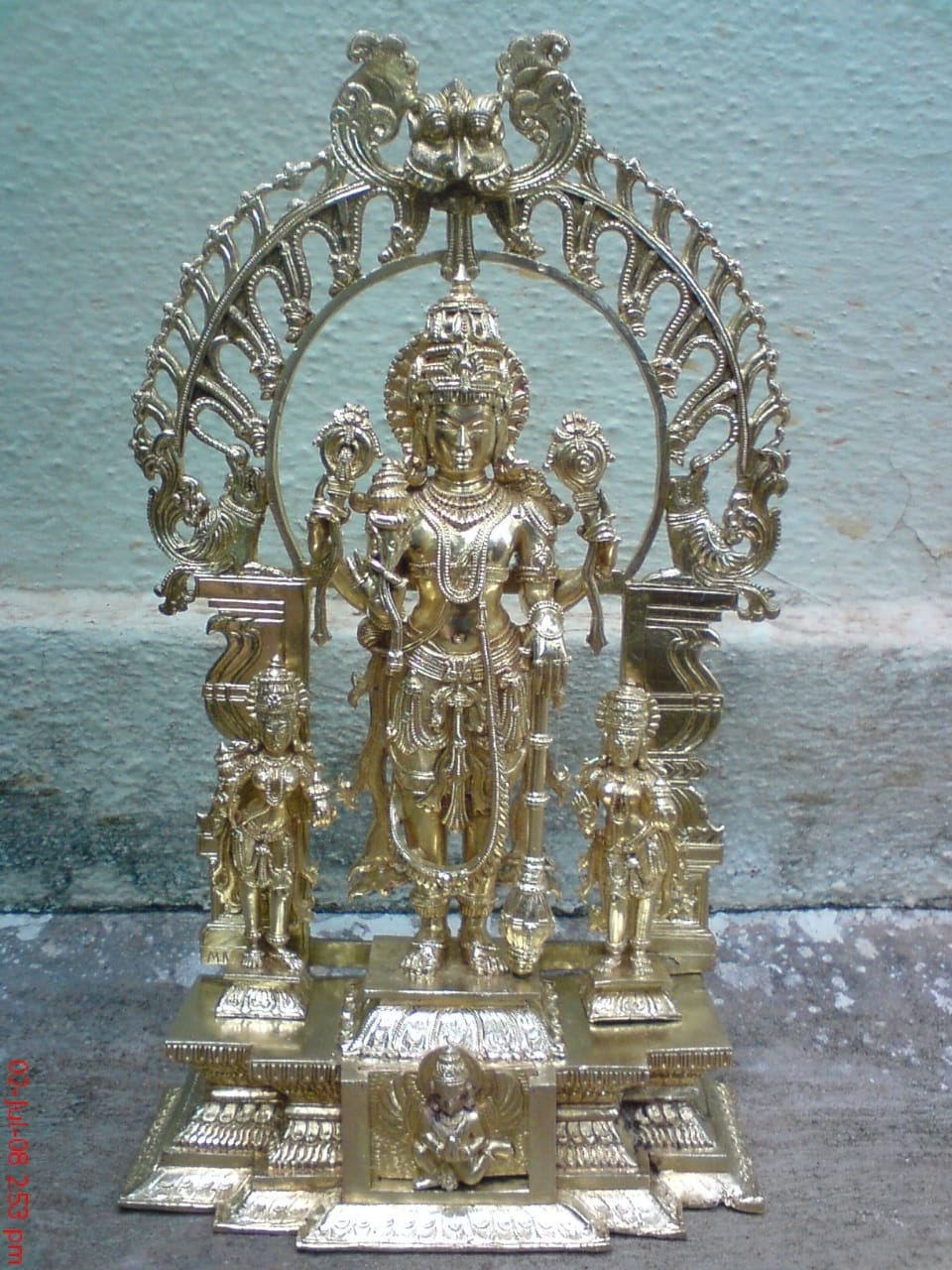 Metal Vishnu Idol