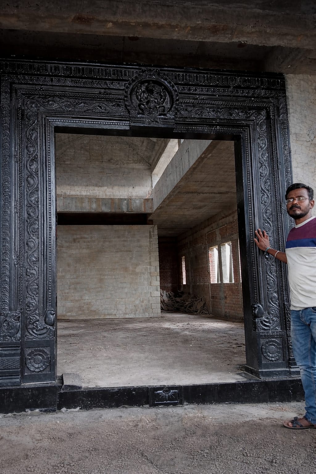 Temples stone doorway